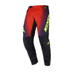 KENNY RACING SPODNIE CROSS/ENDURO TRACK KID/JUNIOR/DZECIĘCE FOCUS RED KOLOR CZERWONY ROZMIAR 26 (10 LAT)