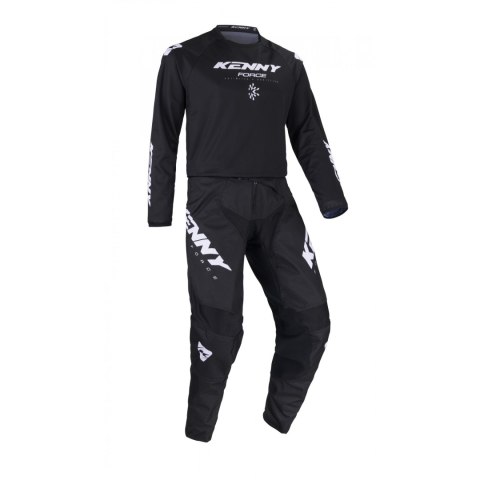 KENNY RACING SPODNIE CROSS/ENDURO TRACK KID/JUNIOR/DZECIĘCE FORCE BLACK KOLOR CZARNY ROZMIAR 18 (3 LATA)