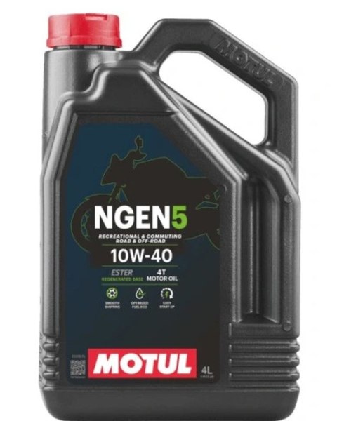 MOTUL OLEJ SILNIKOWY NGEN 5 10W40 4T 4L PÓŁSYNTETYK PROMOCJA