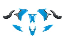 RACETECH (RTECH) KOMPLET PLASTIKÓW (BEZ PRZEDNIEGO BŁOTNIKA) T7 YAMAHA TENERE 700 '25-'26 KOLOR JASNY NIEBIESKI / CZARNY