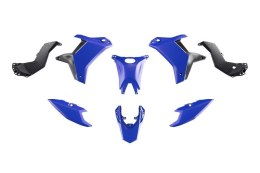 RACETECH (RTECH) KOMPLET PLASTIKÓW (BEZ PRZEDNIEGO BŁOTNIKA) T7 YAMAHA TENERE 700 '25-'26 KOLOR NIEBIESKI / CZARNY