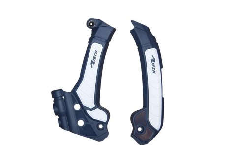 RACETECH (RTECH) 2025/12 OSŁONY RAMY (KOMPLET) BI-MATERIAL SUPER GRIP HUSQVARNA FC 250 / 450 '22-23, FS 450 '23-24, TC / FC 125 