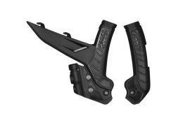 RACETECH (RTECH) 2025/12 OSŁONY RAMY (KOMPLET) BI-MATERIAL SUPER GRIP KTM EXC / EXCF 150 / 250 / 300 / 450 / 500 '24, SX 250 / 3