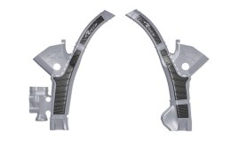 RACETECH (RTECH) OSŁONY RAMY (KOMPLET) BI-MATERIAL SUPER GRIP STARK FUTURE VARG SMX1 '23-'25 KOLOR SZARY / CZARNY