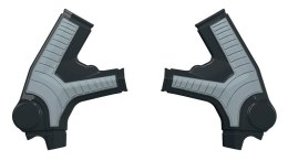 RACETECH (RTECH) 2025/12 OSŁONY RAMY (KOMPLET) BI-MATERIAL SUPER GRIP SURRON ULTRA BEE '23-'25 KOLOR CZARNY / SZARY