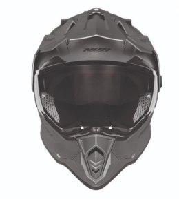 NOX KASK OFFROAD / TRAIL DUOSPORT (DUAL) N312 SOLID Z SZYBKĄ I BLENDĄ KOLOR TYTANOWT MAT ROZMIAR S