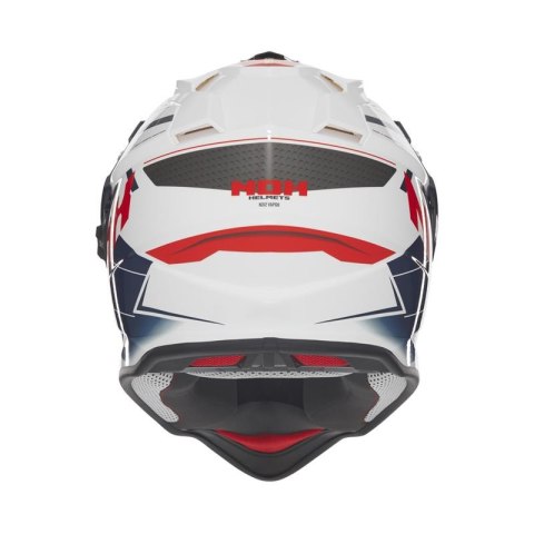 NOX PROMOCJA KASK OFFROAD / TRAIL DUOSPORT (DUAL) N312 TRACK Z SZYBKĄ I BLENDĄ KOLOR POMARAŃCZOWY/ZIELONY (KHAKI) ROZMIAR S