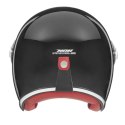 NOX PREMIUM KASK OTWARTY JET HERITAGE SOLID KOLOR CZARNY POŁYSK ROZMIAR S