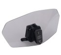 OXFORD WINDSHIELD DEFLEKTOR REGULOWANY NA SZYBĘ PRZYCIEMNIANY (DYMIONY) (SMOKED) 260 x 125MM