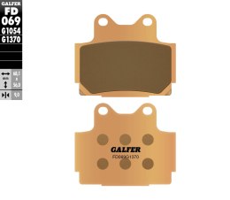 GALFER KLOCKI HAMULCOWE KH104 SPIEK METALICZNY (ZŁOTE) STREET