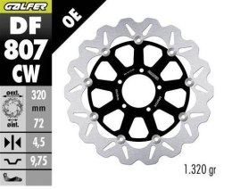 GALFER TARCZA HAMULCOWA PRZÓD DUCATI DIAVEL 1200 '11-; HYPERMOTARD 939/950 '13-; MONSTER 796/797/821/1200 '10-; MULTISTRADA 937/