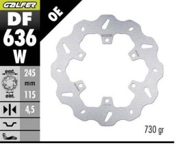 GALFER TARCZA HAMULCOWA TYŁ DUCATI 350/400/600/620/750/800/851/888/ 900/907/959 '89-; MONSTER 600/620/695/696/750/800/821/937 '9