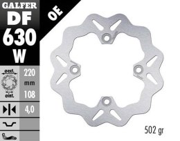 GALFER TARCZA HAMULCOWA TYŁ DUCATI 748/916/996/998 '94- (220X108X4) WAVE