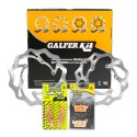 GALFER ZESTAW BETA RR 2T 250/300 RACING '13-; RR 4T 350/390/430/480 RACING '13- (TARCZE I KLOCKI HAMULCOWE PRZÓD I TYŁ) - PATRZ 