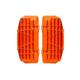 RACETECH (RTECH) OSŁONY (KRATKI) WLOTÓW CHŁODNIC KTM EXC/EXCF 17-18, SXF 16-18, SX 17-18 KOLOR POMARAŃCZOWY (8457900001)