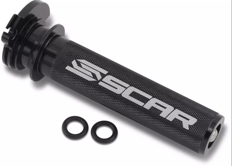 SCAR NOWY RACING ROLGAZ ALUMINIOWY Z ŁOŻYSKIEM SX 50 '12-'20, SX 65 '02-'20, HUSQVARNA TC 50 / 65 '17-'20 KOLOR CZARNY