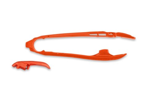 UFO 2026/01 ŚLIZG ŁAŃCUCHA KTM SX 125 / 150 / 250 / 300 '25-'26, SX-F 250 / 350 / 450 '25-'26 KOLOR POMARAŃCZOWY