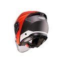CABERG KASK OTWARTY JET OTWARTY FLYON II CARBON ADDICT CZARNY MAT/CZERWONY ROZMIAR L