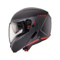 CABERG KASK SZCZĘKOWY FLIP-UP MODEL HORUS X RAY CZARNY MAT/SZARY/CZERWONY FLUO ROZMIAR L