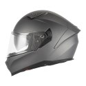 NOX KASK INTEGRALNY (FULL FACE) Z BLENDĄ N402 SOLID KOLOR TYTANOWY MAT ROZMIAR M