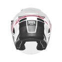 NOX KASK OTWARTY JET Z BLENDĄ N130 EKTO KOLOR BIAŁY/RÓŻOWY ROZMIAR XS