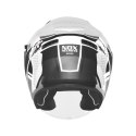 NOX KASK OTWARTY JET Z BLENDĄ N130 EKTO KOLOR CZARNY/BIAŁY ROZMIAR L
