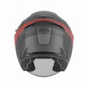 NOX WYPRZEDAŻ WYPRZEDAZ KASK OTWARTY JET Z BLENDĄ N130 EKTO KOLOR CZERWONY/CZARNY MAT ROZMIAR S