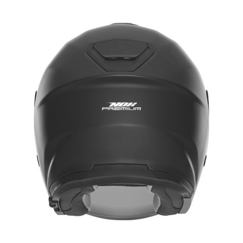 NOX WYPRZEDAŻ PREMIUM KASK OTWARTY JET Z BLENDĄ SPY KOLOR CZARNY MAT ROZMIAR L