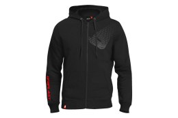UFO BLUZA Z KAPTUREM KOLOR CZARNY ROZMIAR XL 100% BAWEŁNY - KOLEKCJA 2025/2026