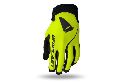 UFO RĘKAWICE SKYLINE KIDS MOTOCROSS KOLOR CZARNY ZÓŁTY FLUO ROZMIAR L - KOLEKCJA 2025/2026
