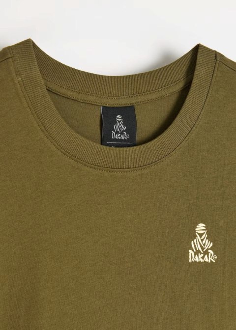 DIVERSE EXTREME TEAM - DAKAR RALLY KOSZULKA DAMSKA (T-SHIRT) DKR FADIX KOLOR KHAKI (ZIELONY) S