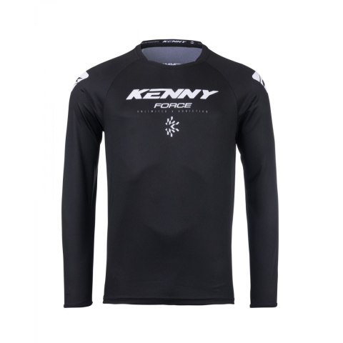 KENNY RACING KOSZULKA CROSS/ENDURO FORCE KID/DZIECIĘCE/JUNIOR FORCE BLACK KOLOR CZARNY ROZMIAR XXXXS