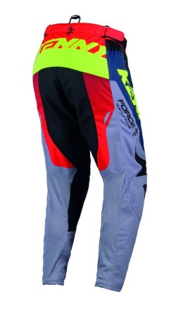 KENNY RACING SPODNIE CROSS/ENDURO FORCE BEACH GREY/RED KOLOR CZERWONY/SZARY ROZMIAR M (32)