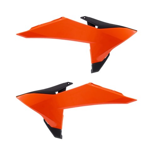 POLISPORT OSŁONY CHŁODNICY (KOMPLET) KTM SX/SXF 125/150/200/250/350/450 '25-'26; EXC/EXC-F 125/150/200/250/350/450/500 '26 KOLOR