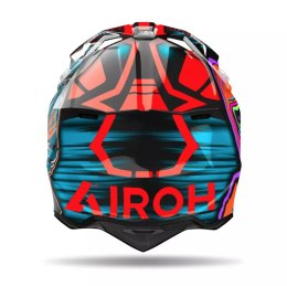 AIROH KASK CROSS / ENDURO / ATV / QUAD WRAAAP CYBER KOLOR ŻÓŁTY FLUO/ZIELONY MAT ROZMIAR S