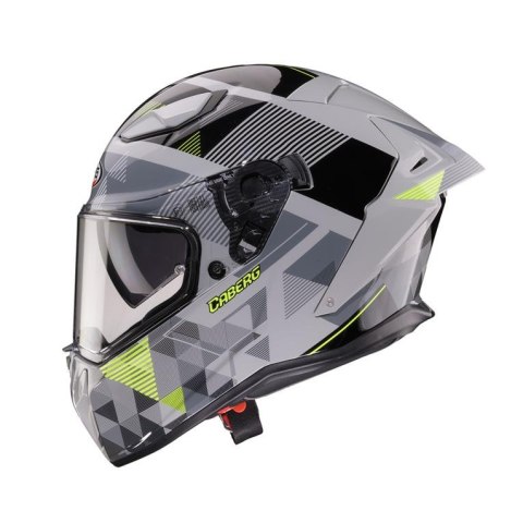 CABERG KASK INTEGRALNY Z BLENDĄ MODEL DRIFT EVO II PRISM KOLOR SZARY/CZARNY/ŻÓŁTY FLUO MAT ROZMIAR L