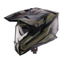 CABERG KASK OFFROAD / TRAIL / ADVENTURE DUOSPORT (DUAL) TANAMI RANGER CZARNY MAT/ZIELONY (KHAKI)/POMARAŃCZOWY KOLOR ROZMIAR M