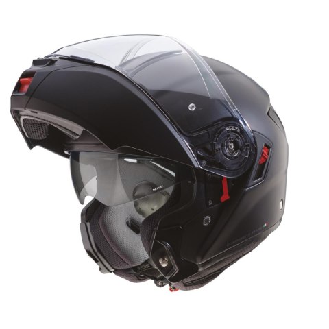 CABERG KASK SZCZĘKOWY FLIP-UP MODEL LEVO X SOLID KOLOR CZARNY MAT ROZMIAR M (PINLOCK W ZESTAWIE)