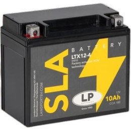 LANDPORT AKUMULATOR YTX12-4 (YTX12-BS) (MS LTX12-4) 12V 10AH (CCN 180) 150X87X130 SLA BEZOBSŁUGOWY - ZALANY (4)