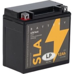 LANDPORT AKUMULATOR YTX14-4 (YTX14-BS) (MS LTX14-4) 12V 12AH (CCN 200) 150X87X146 SLA BEZOBSŁUGOWY - ZALANY (4)