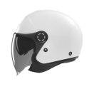 NOX KASK OTWARTY JET Z BLENDĄ N182 SOLID KOLOR BIAŁY POŁYSK ROZMIAR S