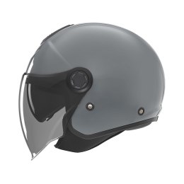 NOX KASK OTWARTY JET Z BLENDĄ N182 SOLID KOLOR SZARY POŁYSK ROZMIAR M