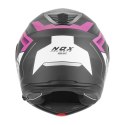 NOX WYPRZEDAŻ WYPRZEDAŻ KASK SZCZĘKOWY (FLIP-UP) Z BLENDĄ N968 SHIFT KOLOR CZARNY MAT/RÓŻOWY ROZMIAR M