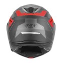 NOX WYPRZEDAŻ KASK SZCZĘKOWY (FLIP-UP) Z BLENDĄ N968 SHIFT KOLOR CZARNY/CZERWONY MAT ROZMIAR M