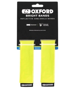 OXFORD OPASKI ODBLASKOWE NA RAMIĘ LUB ŁOKIEĆ KOLOR ŻÓŁTY FLUO - 2 SZTUKI