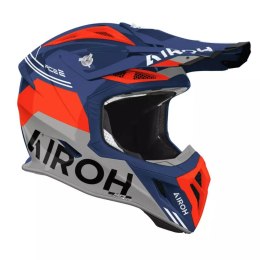 AIROH KASK CROSS / ENDURO / ATV / QUAD AVIATOR ACE 2 FURY CERULEAN GLOSS KOLOR NIEBIESKI/SZARY/POMARAŃCZOWY ROZMIAR M