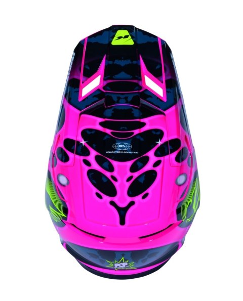 KENNY RACING KASK CROSS/ENDURO PERFORMANCE ERT GRAPHIC + POP SYSTEM KOLOR RÓŻOWY/CZARNY ROZMIAR L