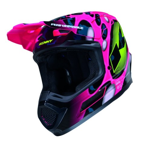 KENNY RACING KASK CROSS/ENDURO PERFORMANCE ERT GRAPHIC + SOCAL KOLOR POMARAŃCZOWY/NIEBIESKI ROZMIAR L