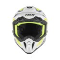 NOX KASK OFF ROAD / CROSS N634 STORM KOLOR BIAŁY/NIEBIESKI/ŻÓŁTY FLUO ROZMIAR XL