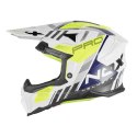 NOX KASK OFF ROAD / CROSS N634 STORM KOLOR BIAŁY/NIEBIESKI/ŻÓŁTY FLUO ROZMIAR XXL